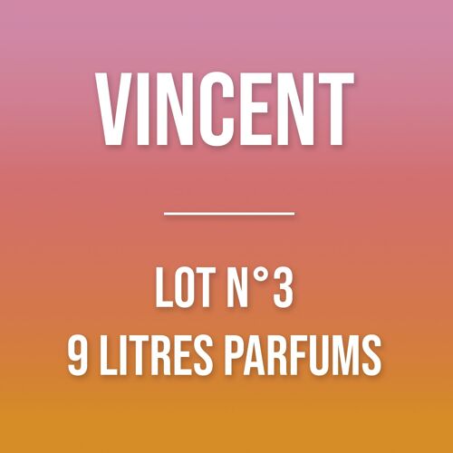Lot n°3 : 9 Litres pour Vincent