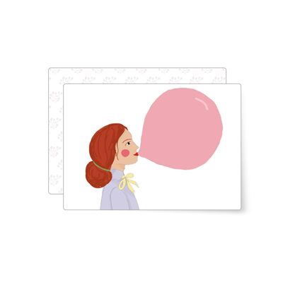 Burbuja | tarjeta postal