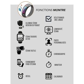 Montre Connectée SMARTY2.0 - POWERFUL AMOLED - SW071A 6