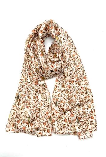 Foulards brillant fleuri XT-42 3