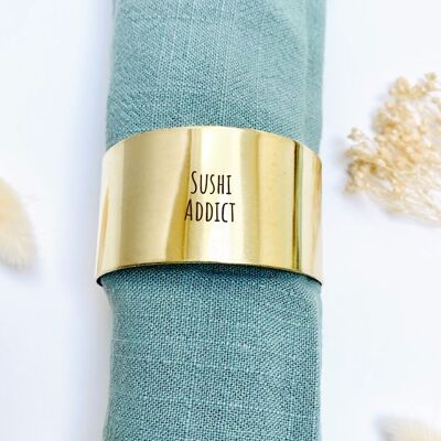 Brass napkin ring | Table decoration | Tableware | wedding anniversary | Personalized gift