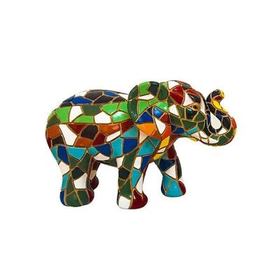 Elephant mosaic figure