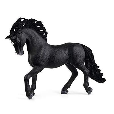 Schleich - Statuina di stallone di razza spagnolo: 14,4 x 4,2 x 11,5 cm - Univers Horse Club - Rif: 13923