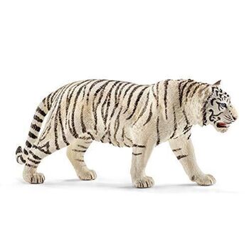 Schleich - Figurine Tigre  blanc mâle : 13 x 3 x 6 cm - Univers Wild life - Réf : 14731 1