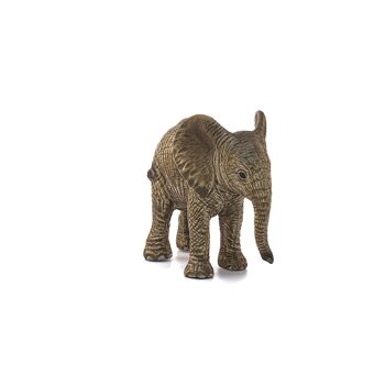 Schleich - Figurine Éléphanteau d'Afrique : 6,8 x 3,5 x 5,5 cm - Univers Wild Life - Réf : 14763 2