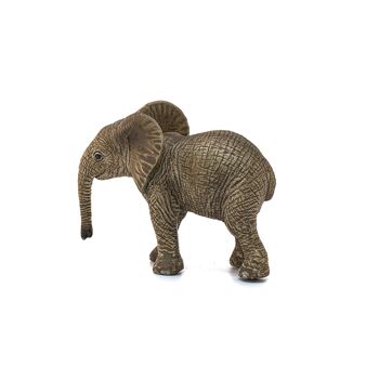 Schleich - Figurine Éléphanteau d'Afrique : 6,8 x 3,5 x 5,5 cm - Univers Wild Life - Réf : 14763 4