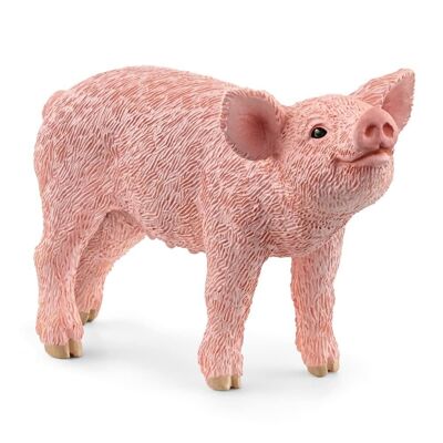 Schleich - Piglet figurine: 5.9 x 2.2 x 3.3 cm - Farm World universe - Ref: 13934