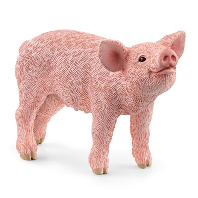 Schleich - Figurine Porcelet : 5,9 x 2,2 x 3,3 cm - Univers Farm World - Réf : 13934