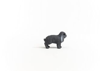 Schleich - Figurine Lapin bélier Gris : 4,2 x 2,1 x 3,4 cm - Univers Farm World - Réf : 13935 5