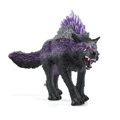 Schleich - Figura del lupo oscuro: 14,5 x 5,5 x 9 cm - Eldrador® Creatures Universe - Rif: 42554