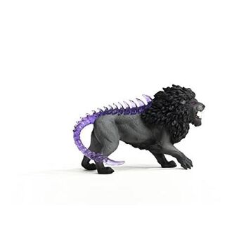 Schleich - Figurine Lion des Ténèbres :  13,4 x 5 x 8,3 cm - Univers Eldrador Creatures - Réf : 42555 5