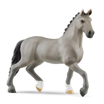 Schleich - Figurina di stallone Selle francese: 15 x 3,2 x 11 cm - Univers Horse Club - fRef: 13956