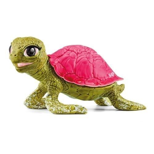 Schleich - Figurine Tortue de Cristal : 12 x 8 x 5,5 cm - Univers Bayala - Réf : 70759