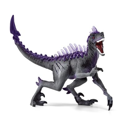 Schleich - Dark Raptor Figure: 13.7 x 5.9 x 9.6 cm - Eldrador Creatures Universe - Ref: 70154