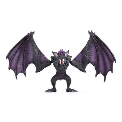 Schleich - Figurine Chauve-souris des ténèbres : 21 x 15,5 x 13,5 cm - Univers Eldrador Creatures - Réf : 70792