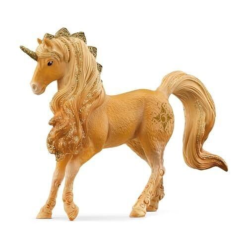 Schleich - Figurine Étalon licorne Apollon : 16,4 x 3,9 x 11,8 cm - Univers Bayala - Réf : 70822