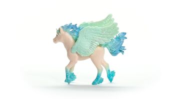 Schleich - Figurine Poulain licorne Tempête : 9,7 x 3 x 9 cm - Univers Bayala - Réf :70824 4