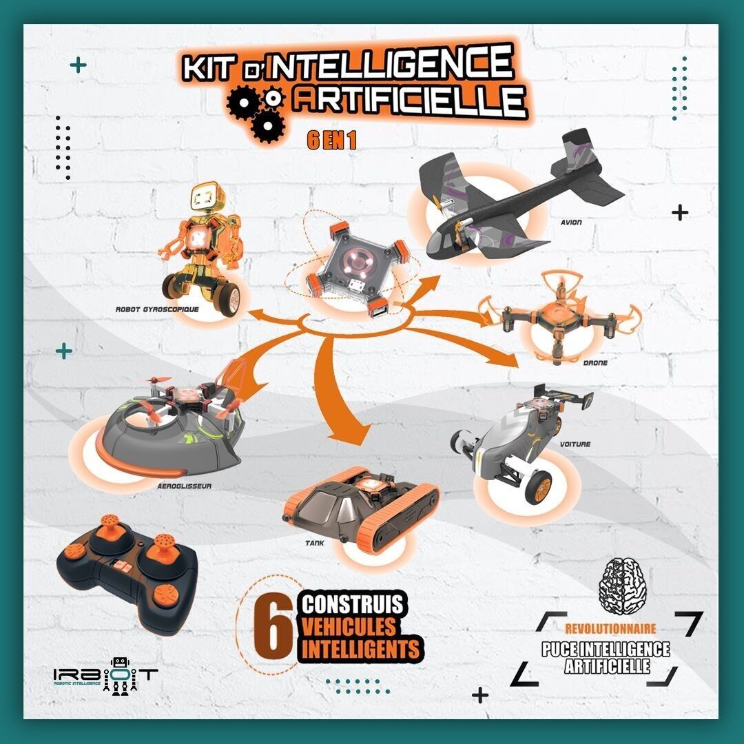 Kit di intelligenza artificiale 6 in 1 giocattolo RC