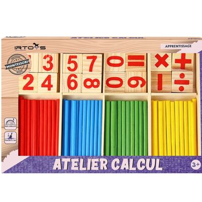 Montessori educational toy the calculation workshop