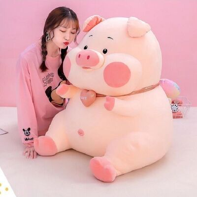 Kawaii mister pig plush toy