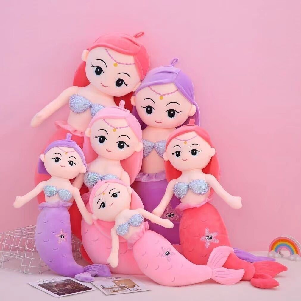 Peluche sirene kawaii doudou cadeau enfant mignonne