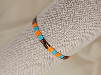 Bracelet Unitila Turquoise orange et Picasso Orange 1