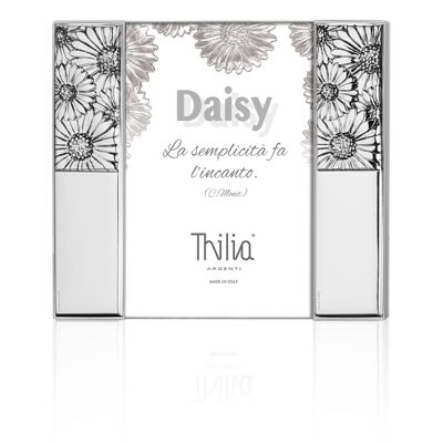 Bilderrahmen 10 x 15 cm, Silberlinie „Daisy“.