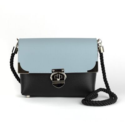 Light Blue Box Shoulder Bag