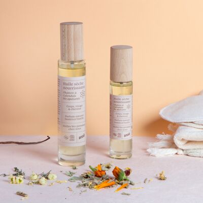 Organic nourishing dry oil with vanilla jasmine scent (105ml)