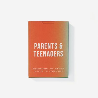 Jeu de cartes de relations parents-adolescents 10771