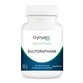 Sulforaphane - Titré à 5% en sulphoraphane - Forme active - Qualité Sulfodyne® - 200 mg / 60 gélules 1