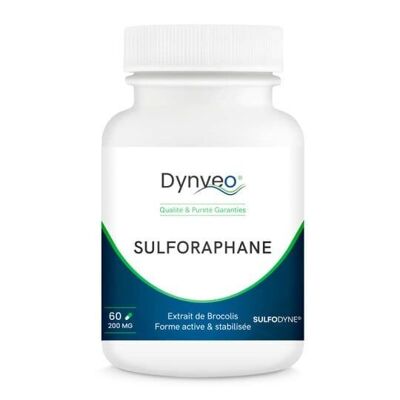 Sulforafano - Titulado al 5% en sulforafano - Forma activa - Calidad Sulfodyne® - 200 mg / 60 cápsulas