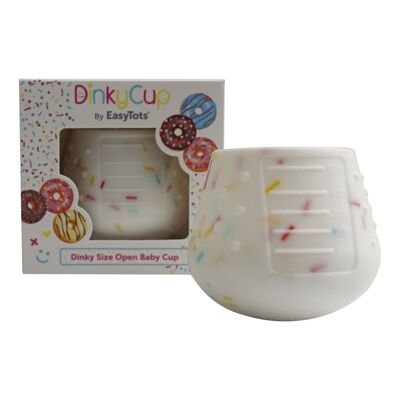 EasyTots DinkyCup. Small Open Coppetta aperta riequilibrante per neonati in svezzamento - Sprinkles Design