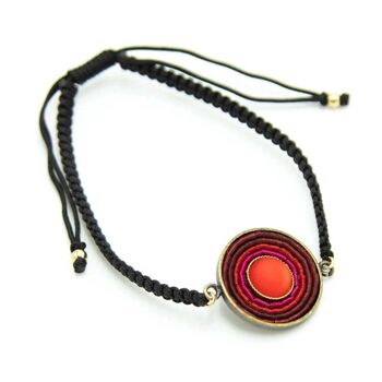 India Antik Bracelet 02 - bracelet à tirer avec élément décoratif coloré 16