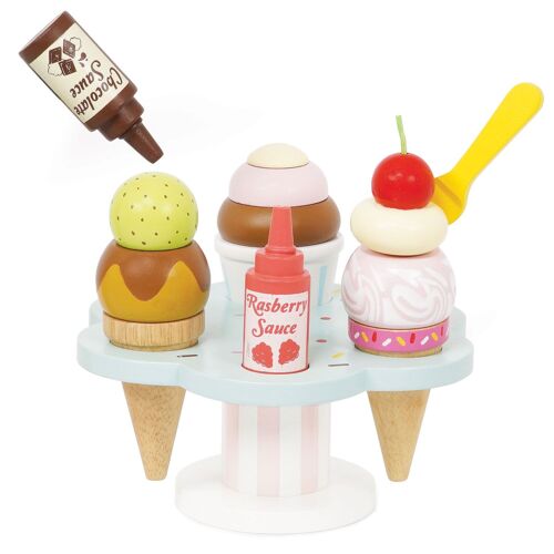 Carlos Eisständer TV310-C/ Wooden Ice Cream Stand & Toppings (New Look)