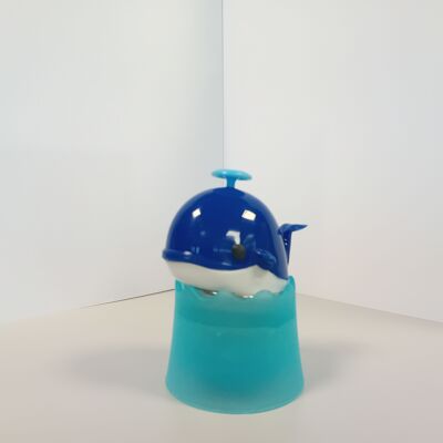 Set of 6 Blue Floating Whale Tea Infusers
