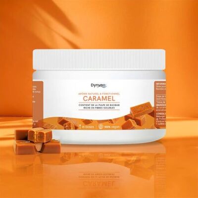 Arôme caramel - enrichi en pulpe de baobab - 15 doses