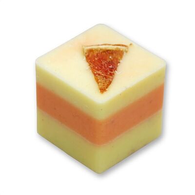 Cuidado Corporal - Cubo de baño 50g, Mandarina-Naranja