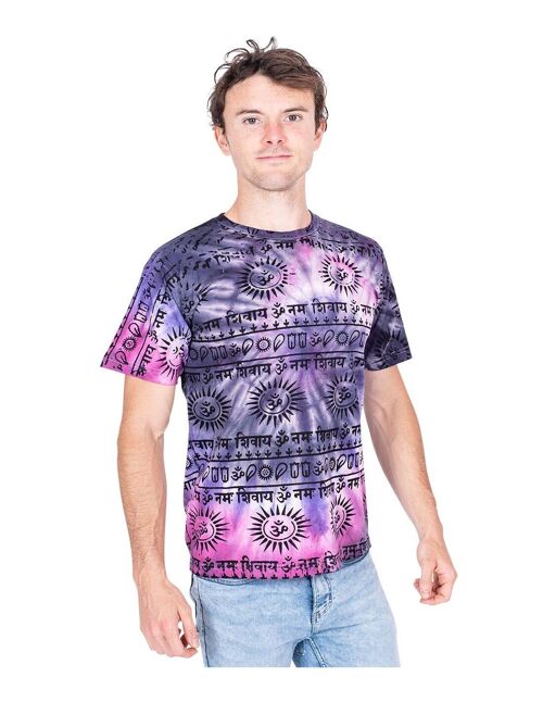 Camiseta Tie Die con Estampados Etnicos TOP VENTAS