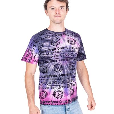 Tie-Die-T-Shirt mit Ethno-Prints TOP-VERKAUF