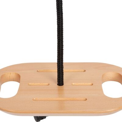 Plate swing with handles “Black Line” | swing | Wood