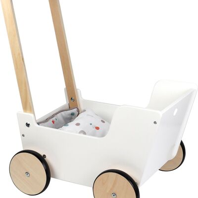 Push and doll pram “Little Button” | Doll Accessories | Wood
