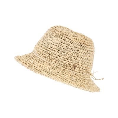 Straw hat for women with inner band