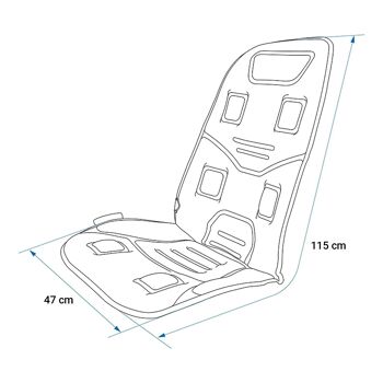 Installation de massage pour la voiture Zenet Zet-814 9