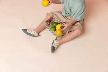 Chaussons souples - Les Petits Citrons jaunes 1