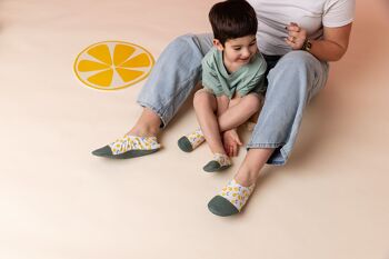 Chaussons souples - Les Petits Citrons jaunes 2