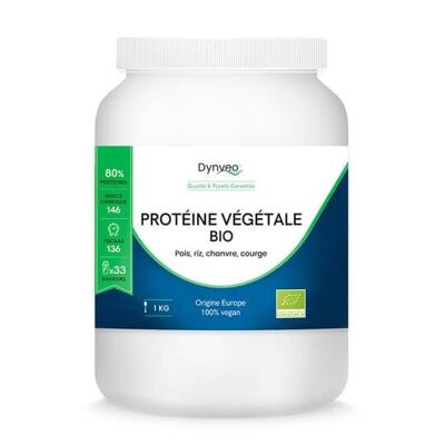 Organic vegetable protein - 80% protein - 1 kg