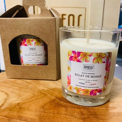 Tiaré & Monoï flower scented candle