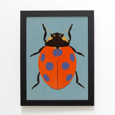 Art Print - « Coccinelle Beetle » - différentes tailles