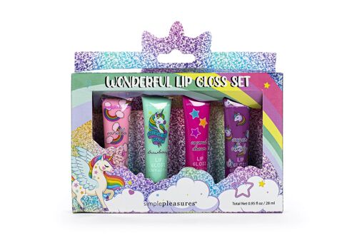 Coffret 4 baumes lèvres parfumés KIDS CUTIES - 530014